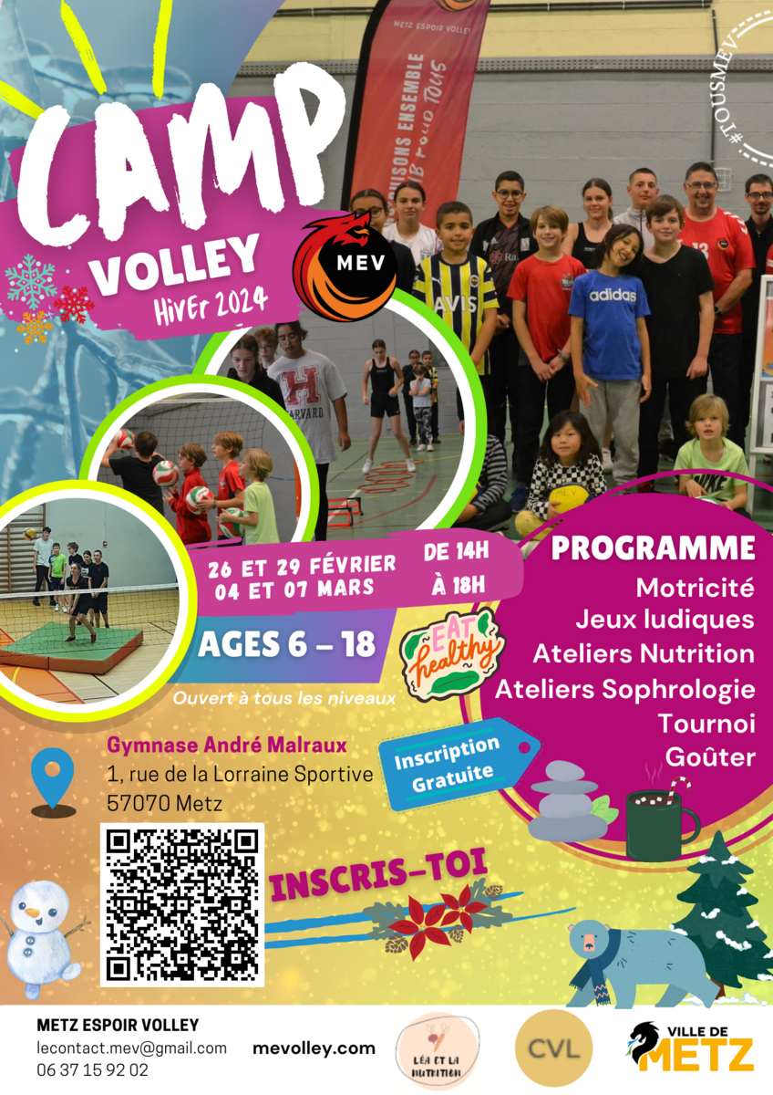Camp Volley édition Hiver 2024