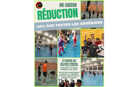 OFFRE MI-SAISON – REJOIGNEZ-NOUS !