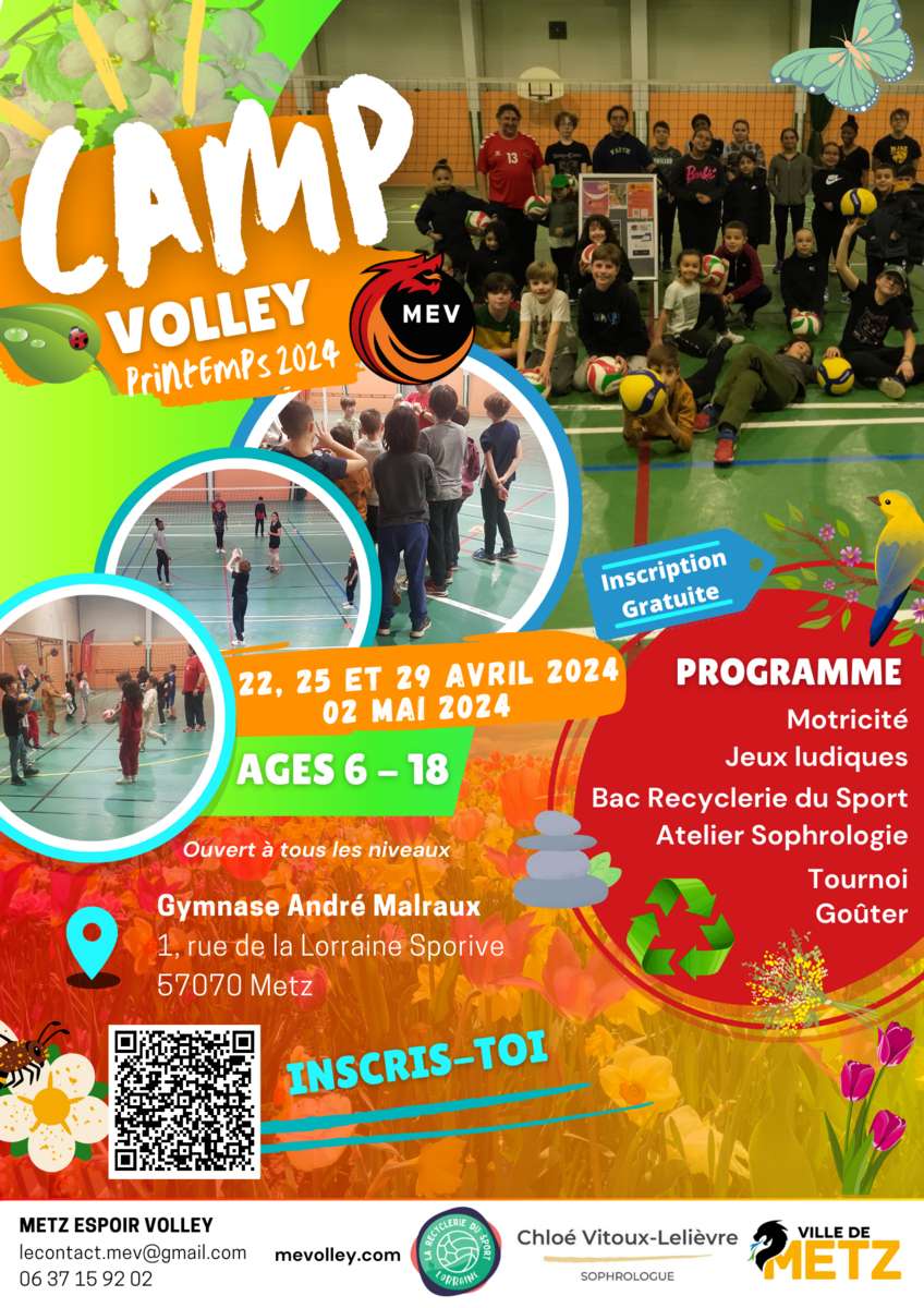 Camp Volley - Printemps 2024 - Animations