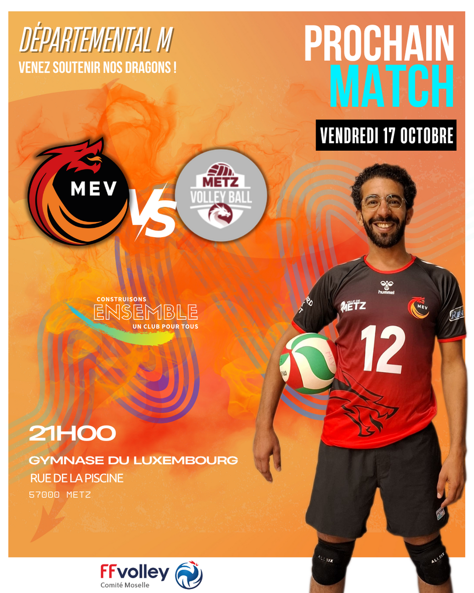 MEV 1M se déplace face à METZ VB 1